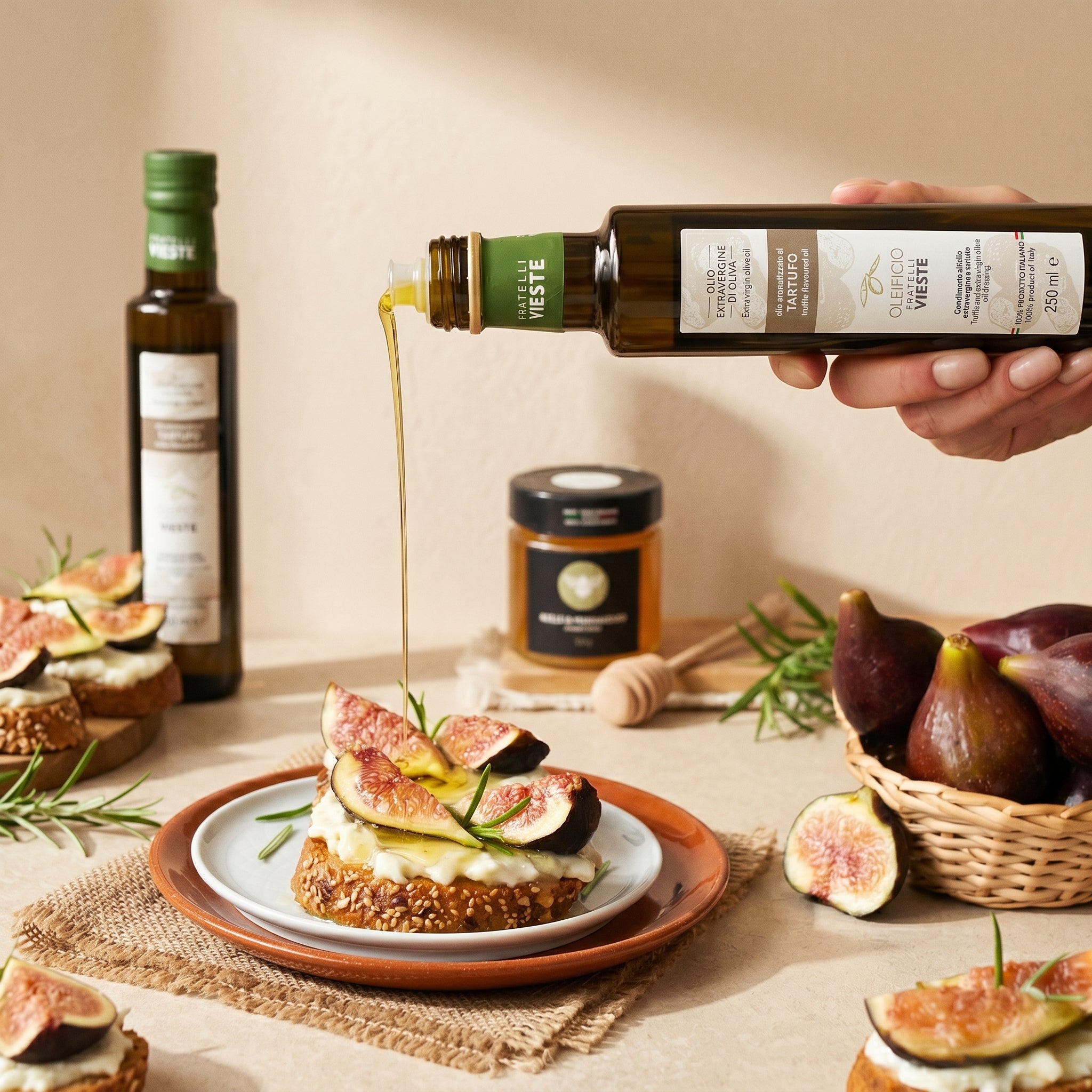 Olio extravergine aromatizzato al tartufo di Oleificio Fratelli Vieste, Vieste sul Gargano