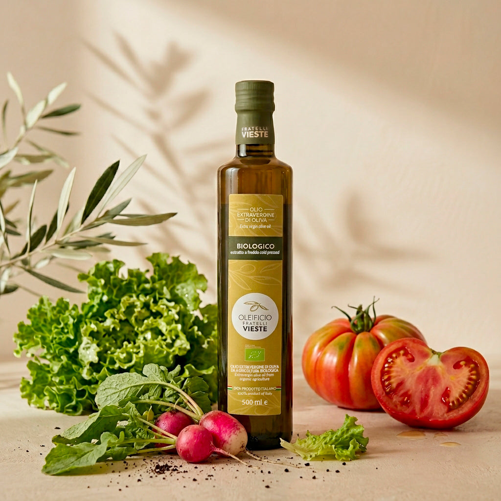 Biologico, olio EVO in una ricetta della tradizione pugliese. Oleificio Fratelli Vieste
