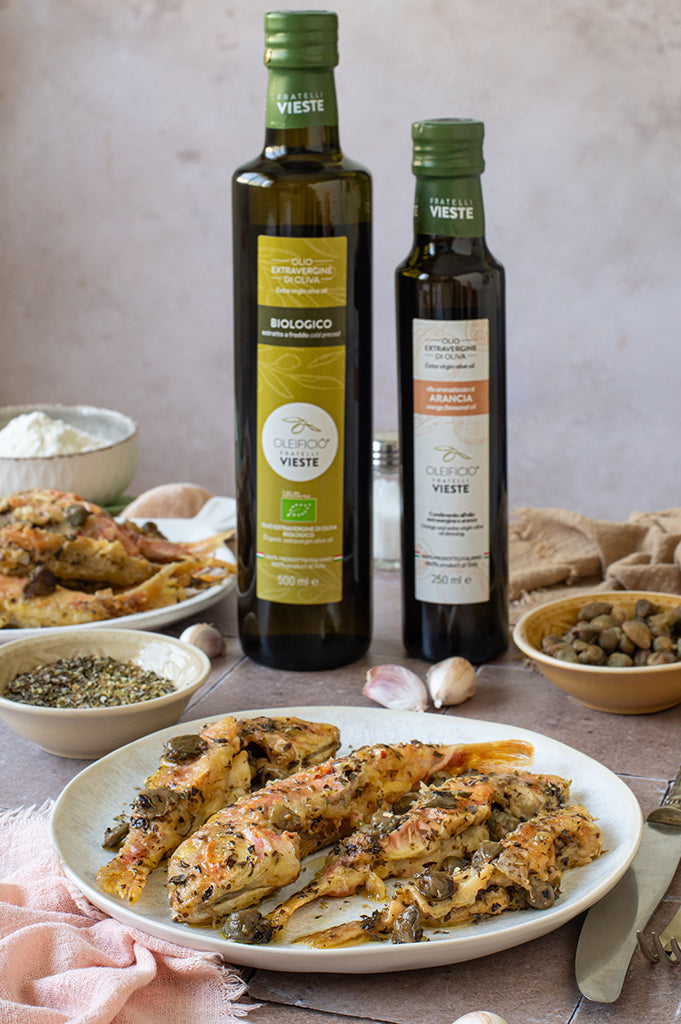 Triglie alla viestana: ricetta agrodolce con capperi e origano della tradizione garganica 