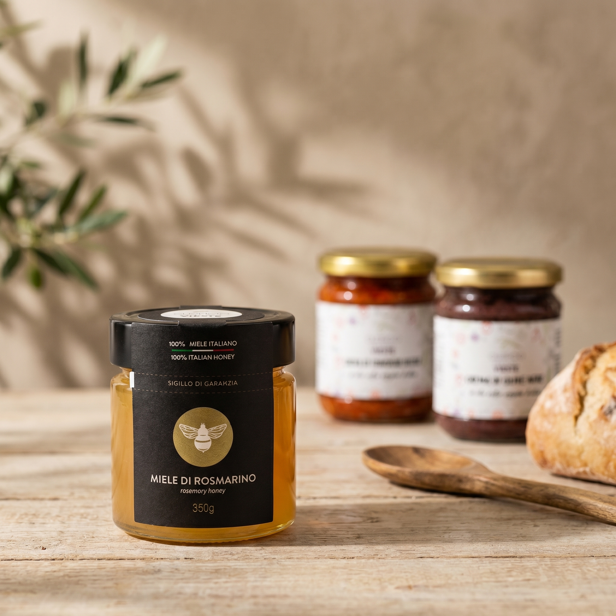 Conserve del Gargano Oleificio Fratelli Vieste: miele di rosmarino, creme e pomodori secchi