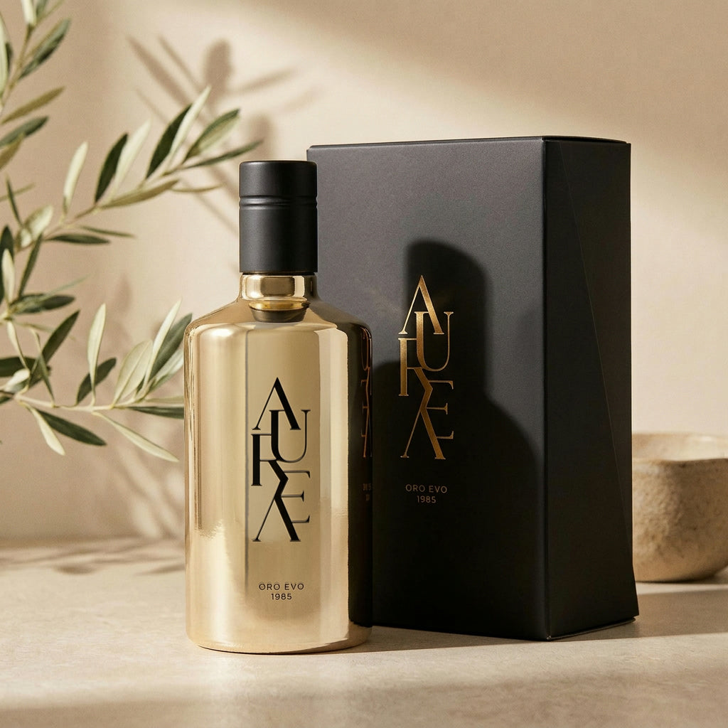Olio extravergine Aurea, oro liquido dal fruttato verde. Oleificio Fratelli Vieste