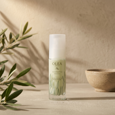 Crema contorno occhi Olea Cosmetic all'olio extravergine di oliva. Oleificio Fratelli Vieste