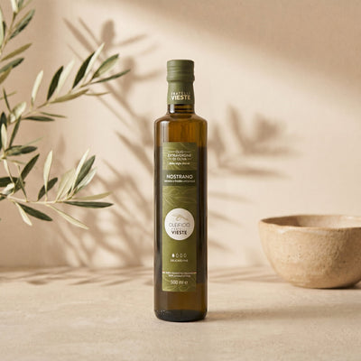 Nostrano: olio extravergine di oliva Ogliarola Garganica. Oleificio Fratelli Vieste