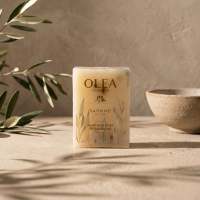 Sapone naturale Olea Cosmetic all'olio extravergine di oliva. Oleificio Fratelli Vieste