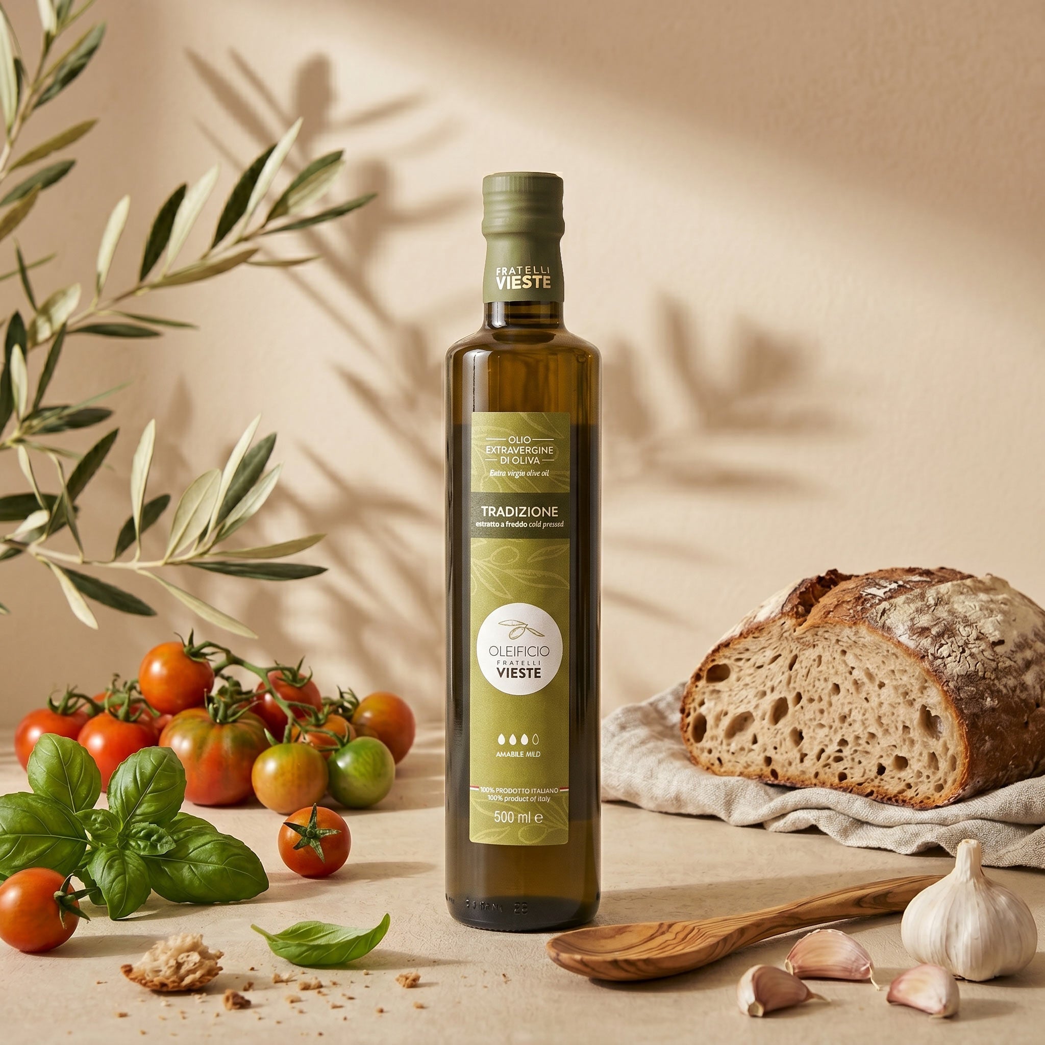 Tradizione con olio extravergine in una ricetta della tradizione pugliese. Oleificio Fratelli Vieste